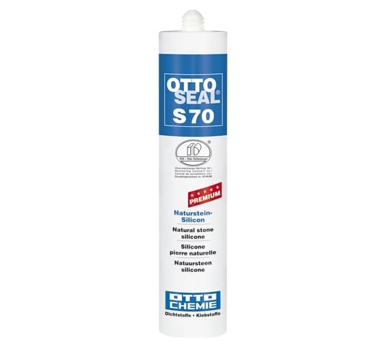 Силиконовый герметик OTTO-CHEMIE PREMIUM адрия голубой, 310 мл S70/C990