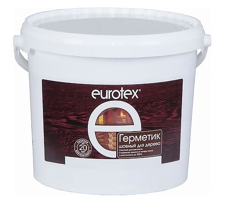 Шовный герметик для дерева Eurotex палисандр 6 кг 1 135461