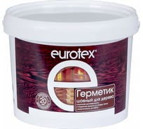 Шовный герметик для дерева Eurotex серый 3 кг 1 54111