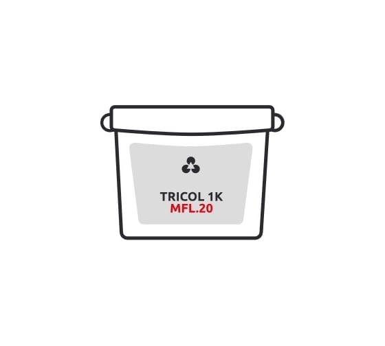 Клей Tricol 1k MFL.20 0.5 кг 4673737915457