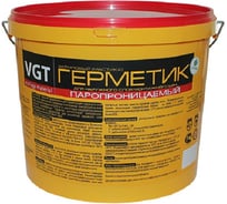 Акриловый герметик VGT мастика для внут. и нар. работ паропрониц. белый 7 кг 11604937