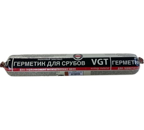 Акриловый герметик VGT мастика для срубов дуб 0,9 л файл-пакет 11604942