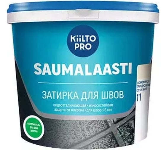Затирка KIILTO Саумалаасти 11 природно- белый, 2 кг T3517.002 1