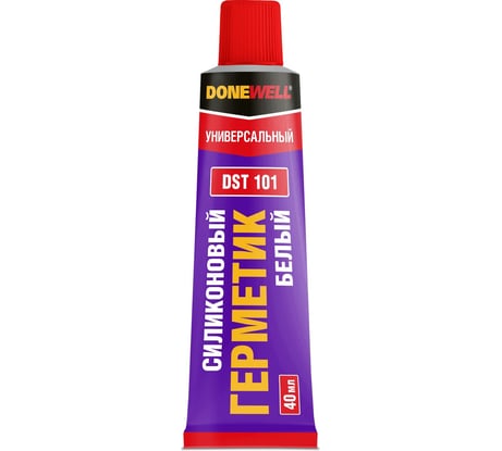 Силиконовый герметик DONEWELL универс. белый 40 мл DST101 DST-101