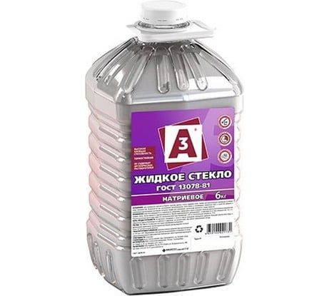 Жидкое стекло А3 6 кг 056809916