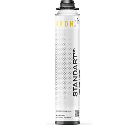 Профессиональная монтажная пена всесезонная Kronbuild Standart 65 FASST