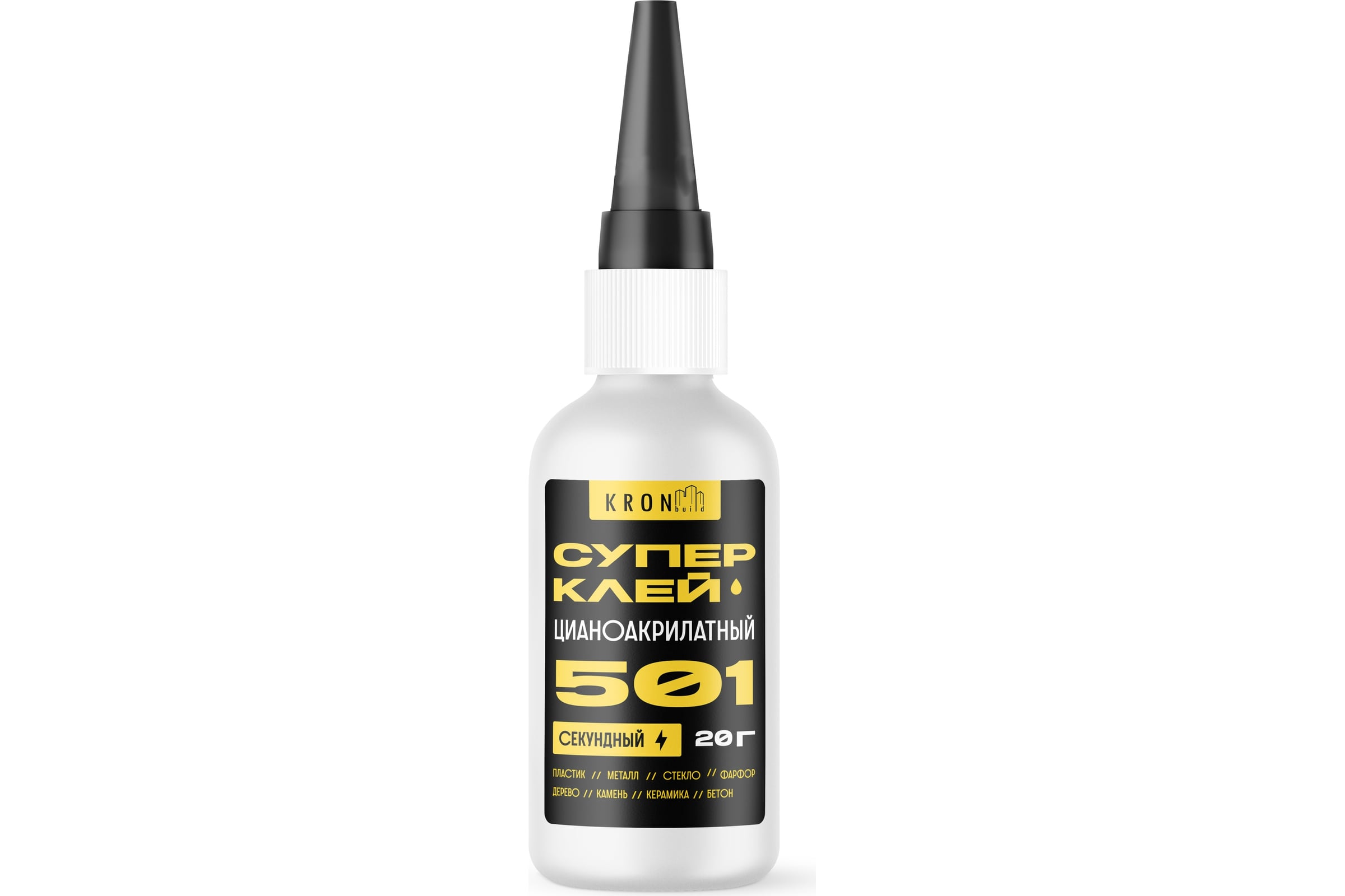 Супер-клей KRONbuild цианоакрилатный