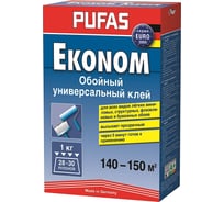 Обойный клей PUFAS EURO 3000 Эконом, универсальный, 1 кг 022004092