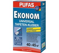 Обойный клей PUFAS EURO 3000 Эконом, универсальный, 300г 022002092