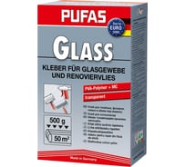 Обойный клей PUFAS EURO 3000 Glass стеклообои 500г 000904092