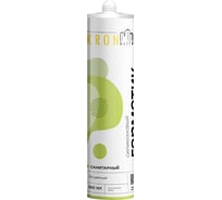 Силиконовый санитарный герметик Kronbuild бесцветный 280 гр SST28