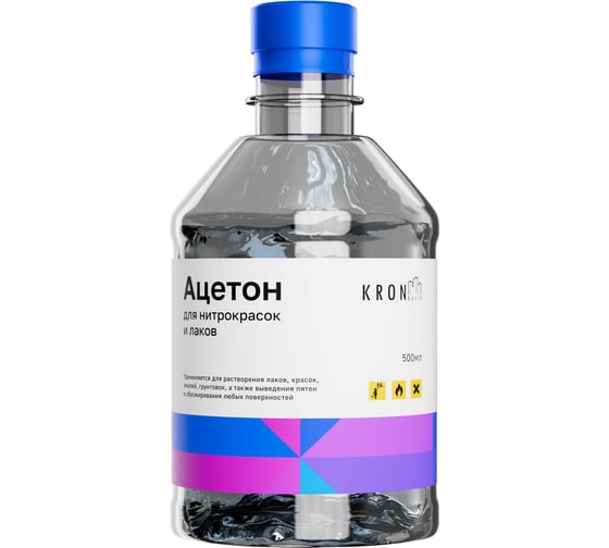 Технический ацетон Kronbuild 0,5 л ПЭТ U52DT