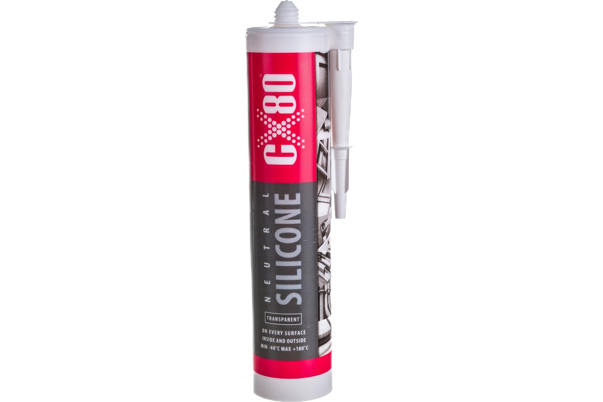 Силиконовый нейтральный герметик CX80 прозрачный 310ML 165 - выгодная ...