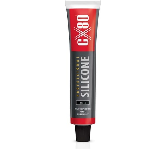 Силиконовый термостойкий герметик CX80 черный 80ML BLISTER 620/397