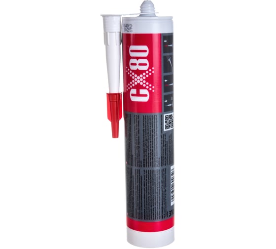 Силиконовый термостойкий герметик CX80 красный 310 ML 381/034