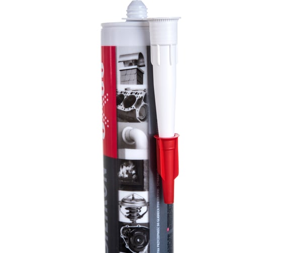 Силиконовый термостойкий герметик CX80 красный 310 ML 381/034