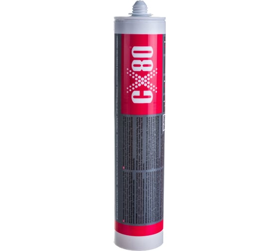 Силиконовый термостойкий герметик CX80 черный 310ML 382