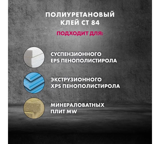 Клей полиуретановый Церезит CT 84 800 мл 3002456