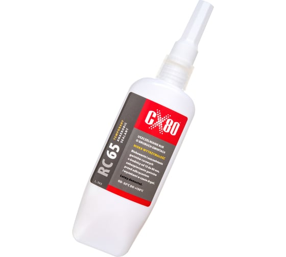 Герметик для трубной резьбы низкой прочности CX80 белый RC65 50ML 122 1