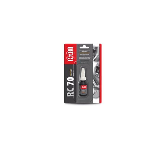 Фиксатор резьбы высокой прочности CX80 зеленый RC70 10ML BLISTER 426