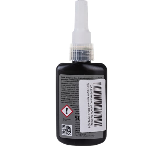 Фиксатор резьбы высокой прочности CX80 зеленый RC70 50ML 090