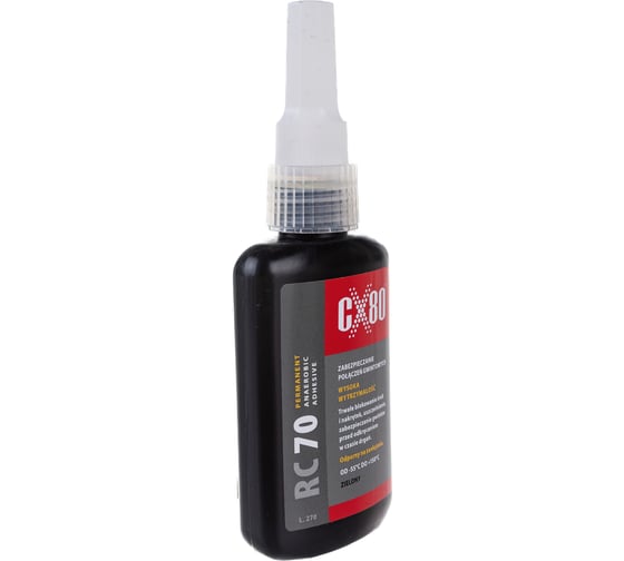 Фиксатор резьбы высокой прочности CX80 зеленый RC70 50ML 090