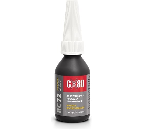 Термостойкий фиксатор резьбы высокой прочности CX80 RC72 10ML 240/428 1