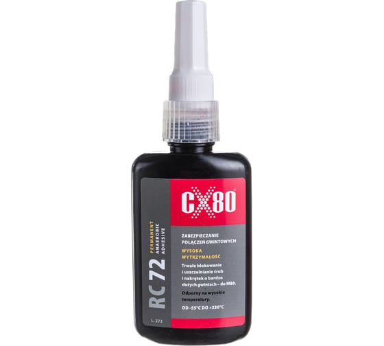 Термостойкий фиксатор резьбы высокой прочности CX80 RC72 50ML 241