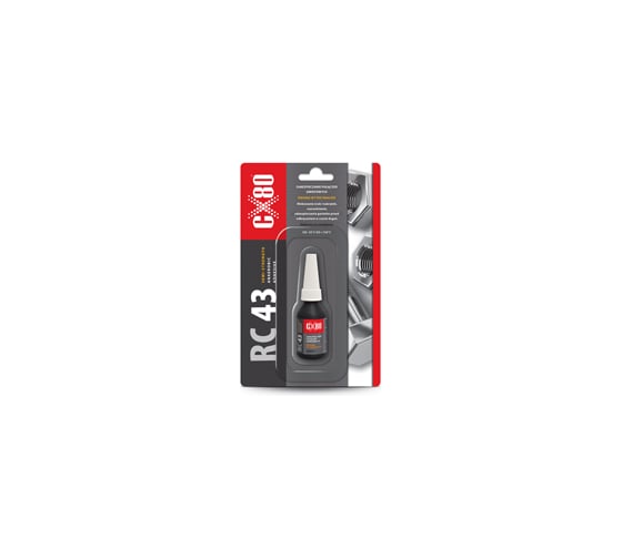 Фиксатор резьбы средней прочности CX80 синий RC43 10ML BLISTER 424