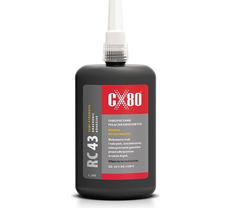 Фиксатор резьбы средней прочности CX80 синий RC43 250ML 120