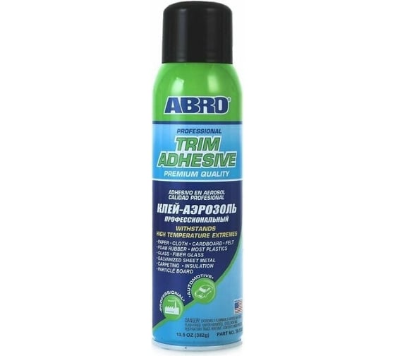 Клей аэрозоль профессиональный ABRO 500 мл TA-1300-CH-RW