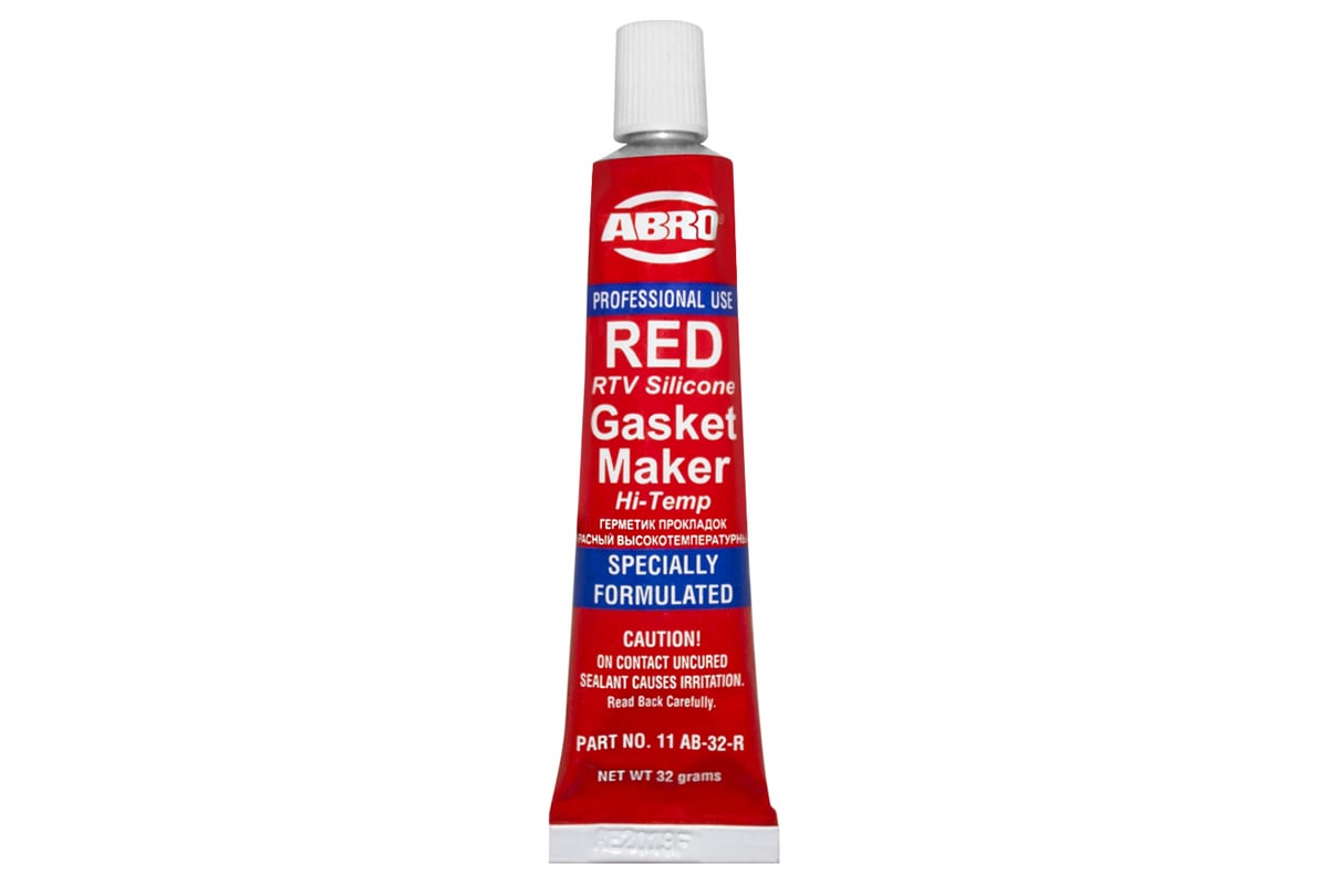 Силиконовый герметик ABRO INDUSTRIES INC Abro Masters красный, 32 г 11 ...