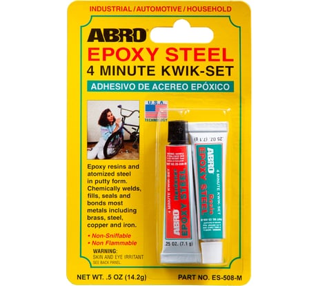 Эпоксидный клей ABRO черный, 14 г ES-508-М