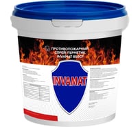 Противопожарный спрей герметик INVAMAT CF ведро 20 кг 850