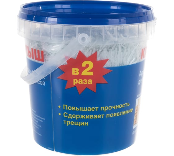 Армирующая фибра Крепыш 1,0 кг Arm-1,0