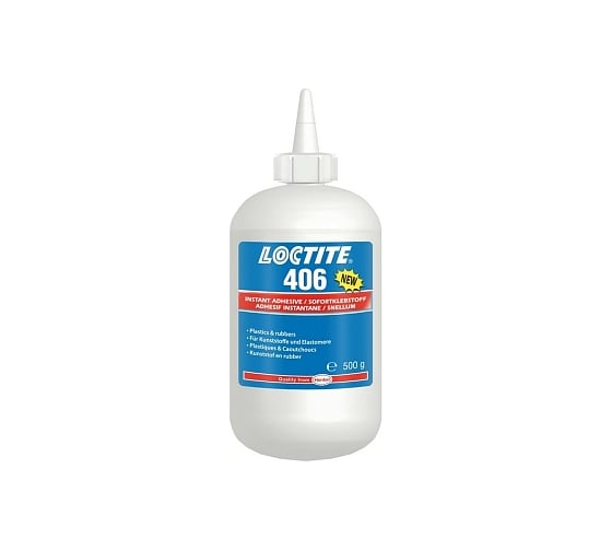 Цианоакрилатный клей для эластомеров и резины Loctite 406 500г 142581