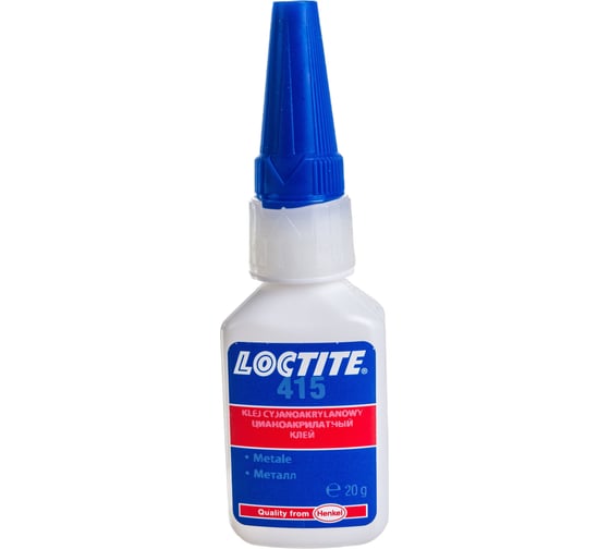 Клей для металлов, резины и пластмасс Loctite 415 20г 1925276