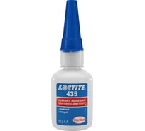 Клей повышенной прочности для пористых поверхностей Loctite 435 химо-водостойкий, прозрачный, 20г 1924301