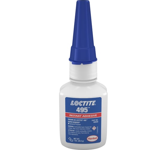 Клей общего назначения Loctite 495 повышенная химостойкость, 20г 1924109