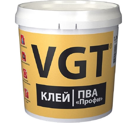 Клей ПВА VGT Профи 1кг 11604917