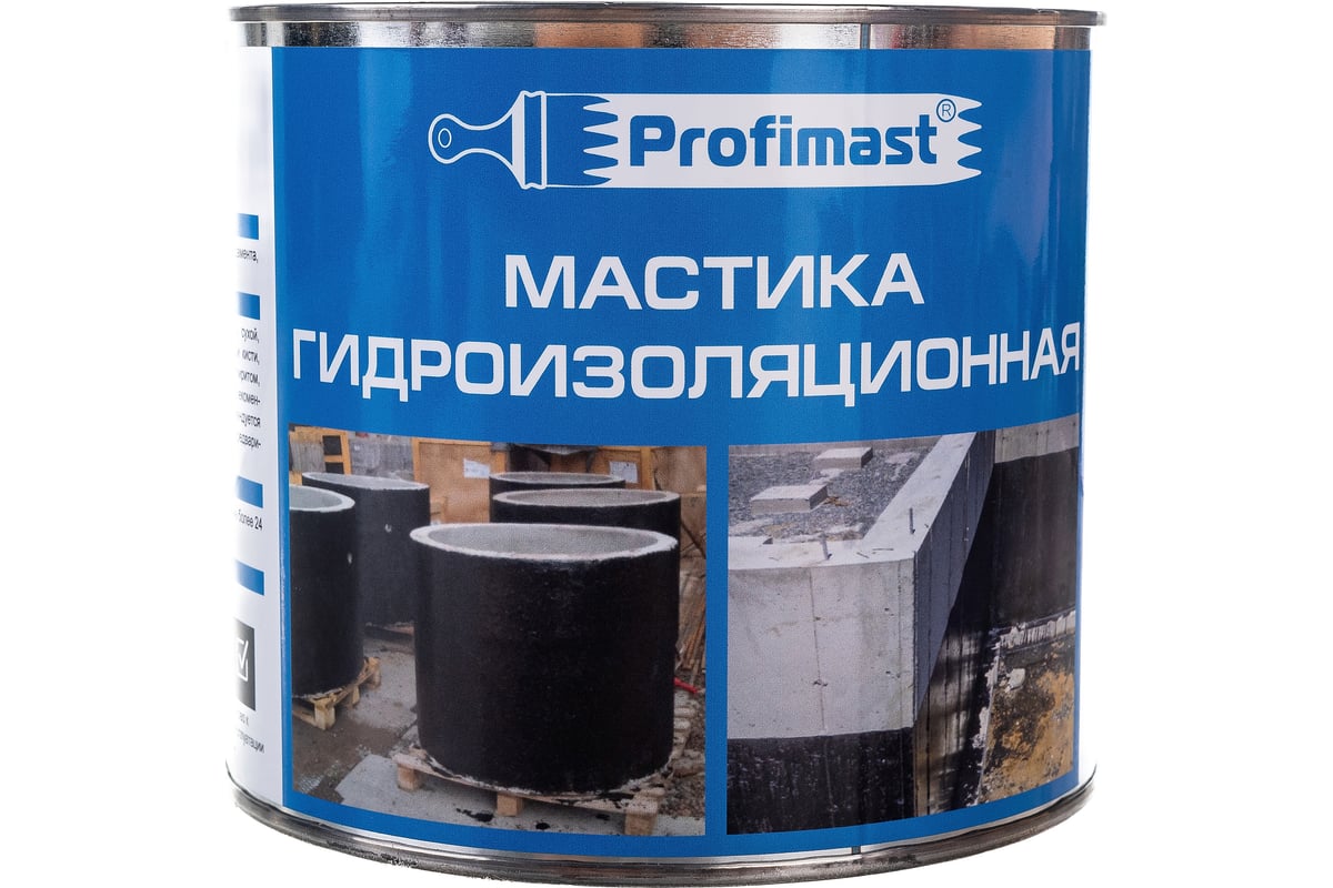 Гидроизоляционная мастика Profimast 2 л / 1,8 кг 4607952900639 ...