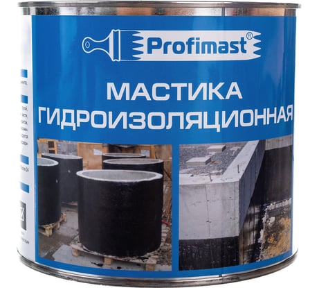 Гидроизоляционная мастика Profimast 2 л / 1,8 кг 4607952900639