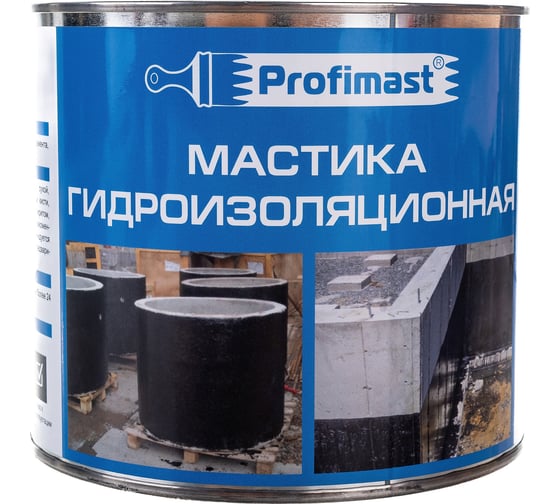 Гидроизоляционная мастика Profimast 2 л / 1,8 кг 4607952900639 16347162