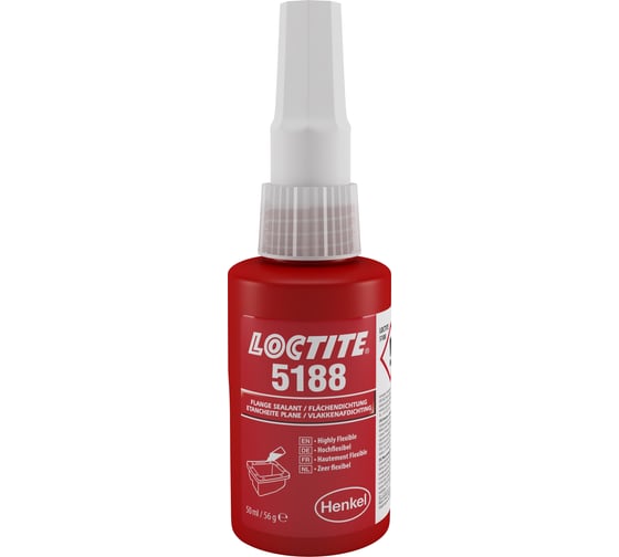 Фланцевый анаэробный герметик повышенной эластичности Loctite 5188 50мл 1254415