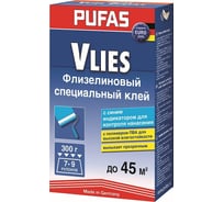 Обойный клей Pufas EURO 3000 флизелиновый, индикатор, 300 г 022402092