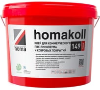 Клей для коммерческих ПВХ покрытий Homakoll 149 PROF 24 кг, водно-дисперсионный 4680136700669