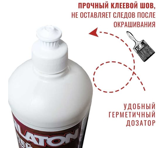 Клей SILATON ПВА Профессиональный столярный D3, водостойкий, 1 кг PVAD3/1