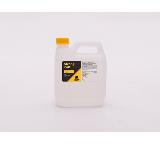 Разбавитель для 2К акриловых материалов Нефтехимик STRONG 740 (Универсальный) 3 л РАМСУ3000