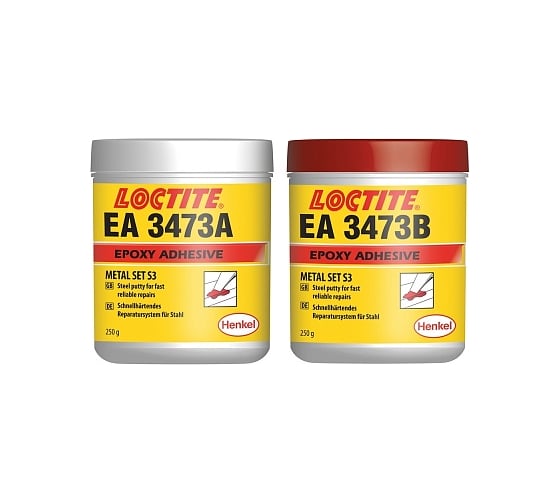 Сталенаполненный жидкий состав Loctite 3473 EA ускоренная полимеризация, 2х250г 229174