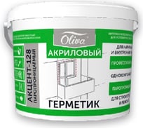 Паропроницаемый герметик Акцент 128 серый, ведро, 10л/15кг 00011143